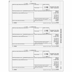 1099-S Form - Copy C (Filer or State) (BSPAY05)