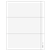 W-2 Blank 3up Form with 3/4" Side Perf (BW23PERF05)