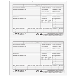 W-2 - Copy C - Employee Record - 2up (BW2EEC05)
