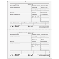 W-2 Form - Copy 1/D (Employer State/City/Local and File) -Condensed 2up (BW2ERD105)