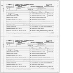 Form 1042-S - 5pt Non-Dated Carbonless (C1042S055)