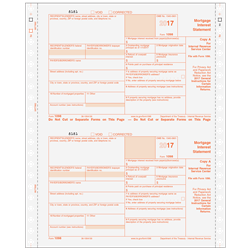 1098 Forms - 3-part Carbonless Mortgage Interest Statement (C1098053)