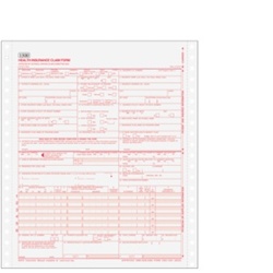 HCFA CMS-1500 Medical Claim Form Continuous 1pt (2,500/case) (C1500NC)