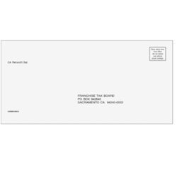 CA State Tax Filing Envelope for Balance Due - #10 (CARNS410)