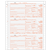 1099-C Cancellation of Debt - 3up - 4 Part - Carbonless (CC054)