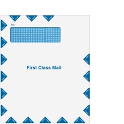First Class Envelope with Single Window for 1040 Forms - Moisture Seal Flap (CLNT910)