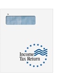 1040 Tax Return Envelope "Stars" - Moisture Seal Flap (CLNT9F10)