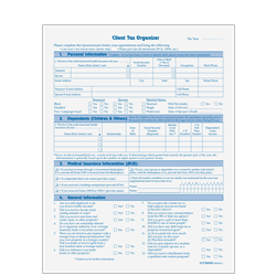 Client Tax Organizer (CLTTAXOR10)