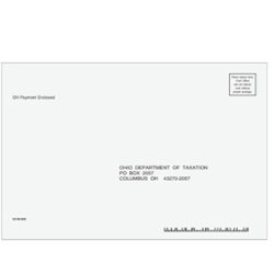 OH State Tax Envelope for Balance Due - 6" x 9" (E215B)