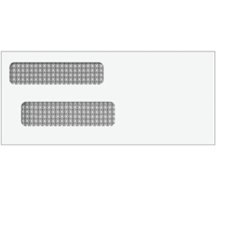 Double Window Envelope - Moisture Seal - 3-7/8" x 8-7/8" - #9 (E44005)