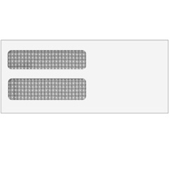 Double Window Envelope - Moisture Seal - 3-7/8" x 8-7/8" - #9 (E4490914)