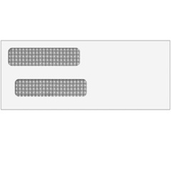 Double Window Envelope - Moisture Seal - 3-5/8" x 8-7/8" (E9153414)