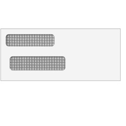 Double Window Envelope - Moisture Seal - 3-3/4" x 8-5/8" (E938)