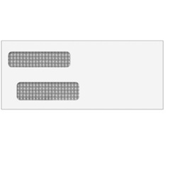 Double Window Envelope - Moisture Seal - 3-7/8" x 9-1/8" (E939)