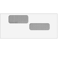 Double Window Envelope - Moisture Seal - 4-1/8" x 9 1/2" - #10 (E9960214)