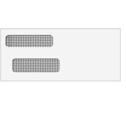 Double Window Envelope - Moisture Seal - 3-7/8" x 8-7/8" - #9 (ENV1)