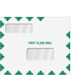 Double Window Tax Return Envelope 11-1/2" x 9-1/2" (landscape) - Peel-and-Close (ENV400PS)