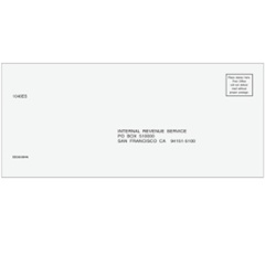1040ES Tax Filing Envelope to San Francisco, CA (ESCA210)