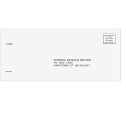 1040ES Tax Filing Envelope to Hartford, CT (ESCT210)