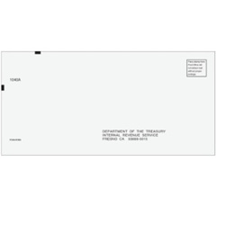 CA Federal 1040A Tax Filing Envelope - #10 (FCAA10)