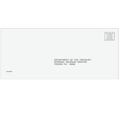 CA Federal Tax Return Envelope with Barcode - #12 (FCAAR10)