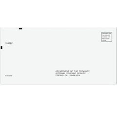 CA Federal 1040EZ Tax Filing Envelope - #10 (FCAEZ10)