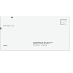 CA Federal 1040 Tax Filing Envelope - Payment - #10 (FCANB10)