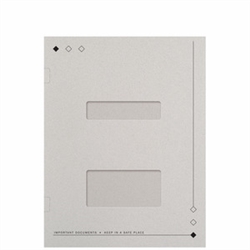 Tax Return Folder with Side-Staple Tabs and Windows (FL52WX)