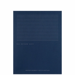 Classic Side-Staple Folder with Horizontal Stripes (FL52X)