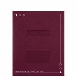 Tax Return Folder with Side-Staple Tabs, Windows and Pocket (FL53XX) for Drake & TaxWise