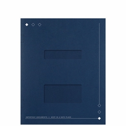 Tax Folder with Top-Staple Tab, Pocket and Windows (FL55WX)