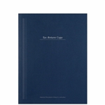 #100 Vertical Stripe Tax Return Folder with Top-Staple Tab (FL75BX)