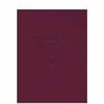 Embossed Income Tax Return Folder with Pockets (FOLDER5XX)