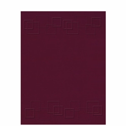 Embossed Folder with Two Pockets - Squares Design (FOLDER7XX)