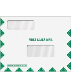 Double Window Tax Organizer Envelope 11-1/2" x 9" (landscape) (LA100)