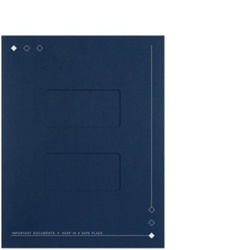 TAX FOLDER WITH LARGE WINDOWS AND SIDE-STAPLE TABS (LA20XX)