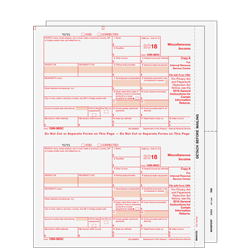 1099-MISC Kit 3pt - Preprinted Forms with Self-Seal Envelopes (MISCS3E)