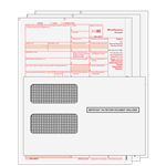 1099-MISC Kit 3pt - Preprinted Forms with Moisture-Seal Envelopes (MISCS3EG)