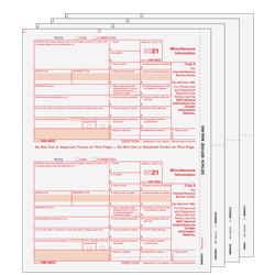 1099-MISC Set 4pt - Preprinted (MISCS405)