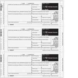 1099-INT Electronic Reporting Form 2pt - 3up Self-Mailer (MMPAINT052)