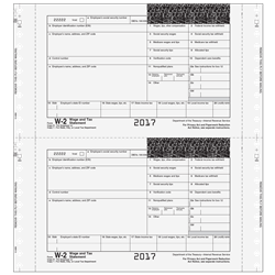 Continuous W-2 Electronic Reporting Form 4-part - Self Mailer (MMQMW2D053)