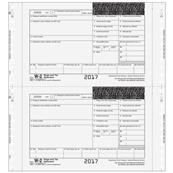 Continuous W-2 Electronic Reporting Form 4-part - Self Mailer (MMQMW2D053)