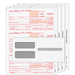 1099-NEC PP Set 4 Pt w/Env-NEC4E10