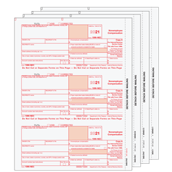 1099-NEC Preprinted 4pt Set-NECS405