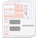 1099-NEC Preprinted 5-part Kit with Moisture Seal Envelopes-NECS5EG