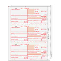 1099-NEC 2up Blank 3pt Set-NECSET305