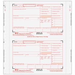 W-2 4-part 1-Wide - Self-Mailer (QMW2054)