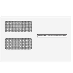 1099-MISC or 1099-R Double Window Envelope - Self Seal (RDWENVS05)