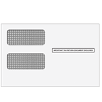 2up 1099 Double Window Envelope - Tamper Evident (RDWENVSTE)