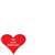 We Love Referrals!' Heart-Shaped Label (Red) (ST15)